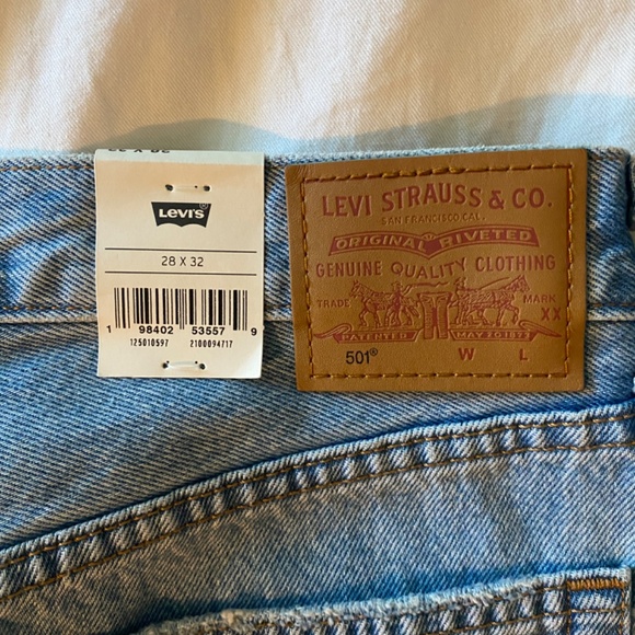 Levi's Original Fit Straight Jean 28x32 - Picture 6 of 10